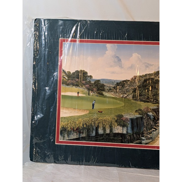 B. Herd "The Challenge" Signed Numbered Golf Print‎ 122/500 Mated Dallas Artist - Picture 2 of 12